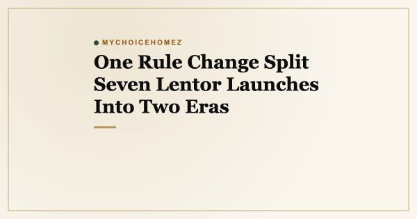 One Rule Change Split Seven Lentor Launches Into Two Eras