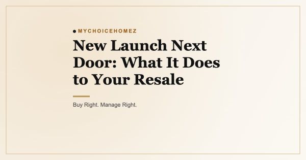 New Launch Next Door: What It Does to Your Resale