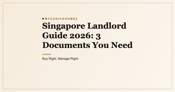 Singapore Landlord Guide 2026: 3 Documents You Need