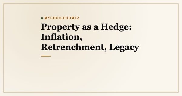 Property as a Hedge: Inflation, Retrenchment, Legacy