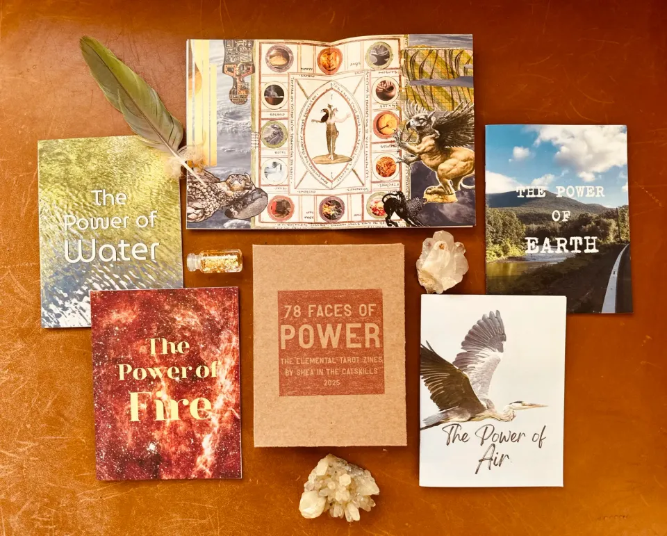 78 Faces of Power: the Elemental Tarot Zines Box Set