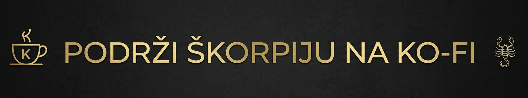 Podrži Škorpiju na kofeinu.