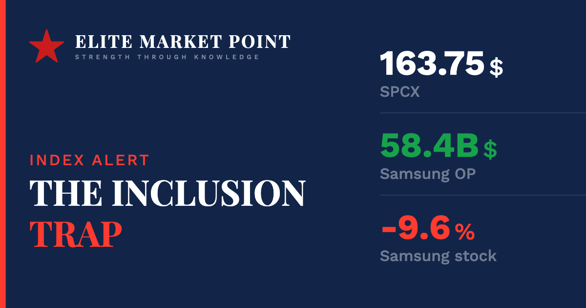 SpaceX Just Joined Your 401(k). Samsung Broke Every Record and Got Sold.