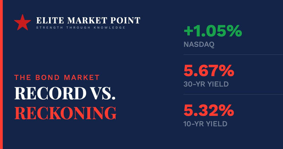 Stocks Are Partying. The Bond Market Just Raised the Cover Charge