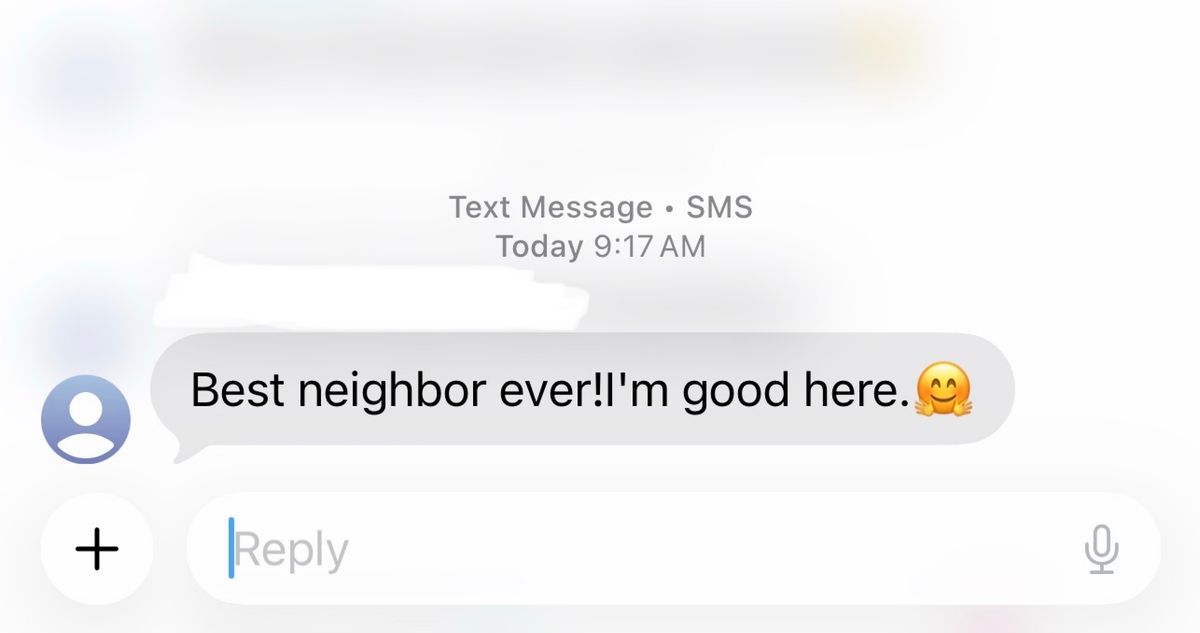 Now we know our neighbors