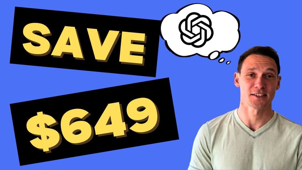 Save $649 filing Trademarks using ChatGPT as your attorney