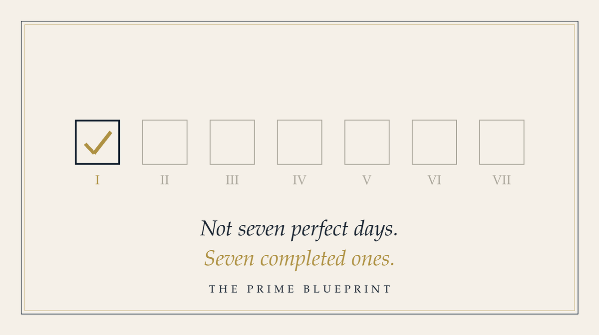The First Seven Days