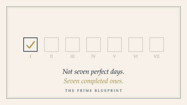The First Seven Days