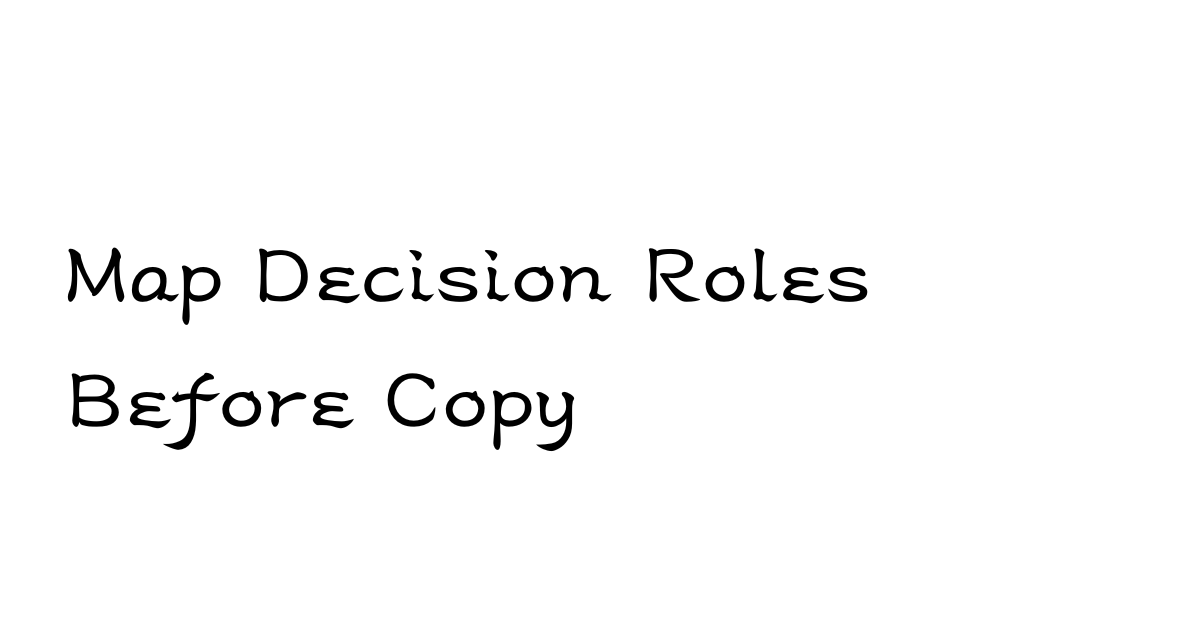 Why Japan Market Research Should Map Decision Roles Before Writing B2B Copy