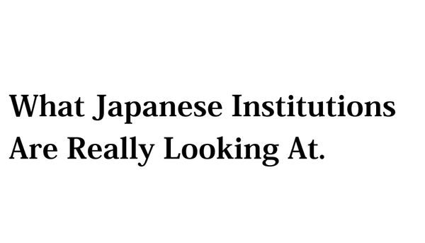 What Japanese Institutions Are Actually Evaluating Before They Say Yes