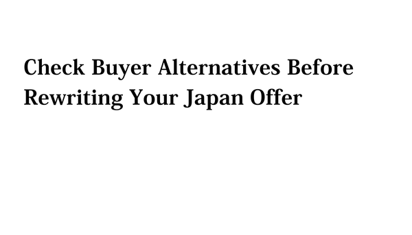 Why Japan Market Research Should Compare Buyer Alternatives Before You Rewrite Your Offer