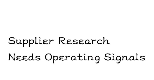 Why Japanese Supplier Research Should Start With Operating Signals, Not Company Lists