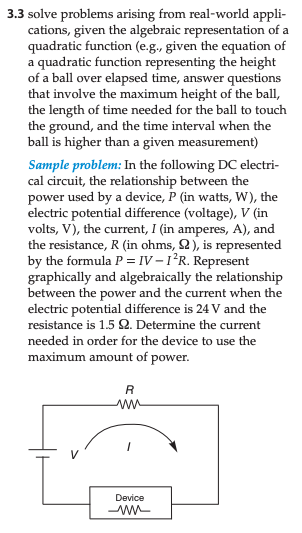Ontario Grade 11 Functions and Applications MCF3M