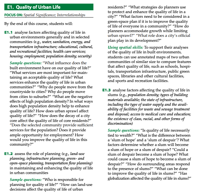 Grade 12 Canadian and World Studies Course Sample Questions