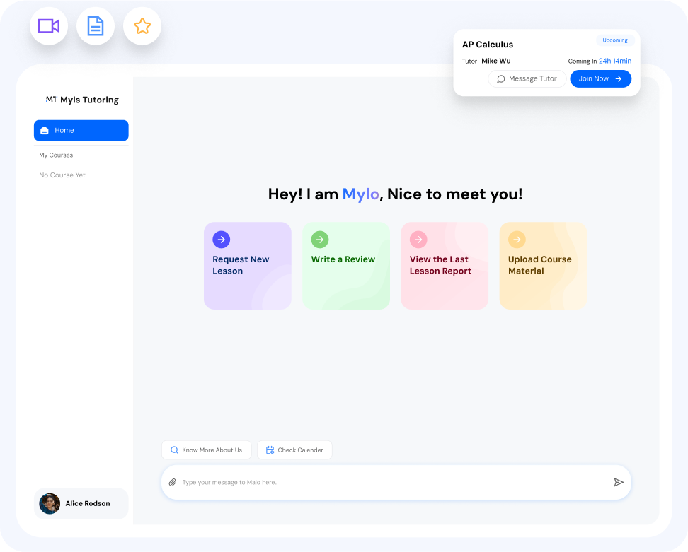 Myls Online Tutors Matching Platform