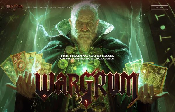 Wargrum - Cardano Trading Card Game with Big Plans You Dont Want To Miss!