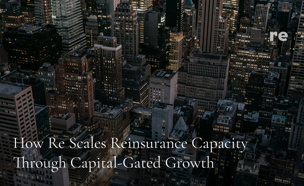 How Re Scales Reinsurance Capacity Through Capital-Gated Growth