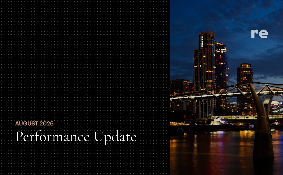 August Performance Update