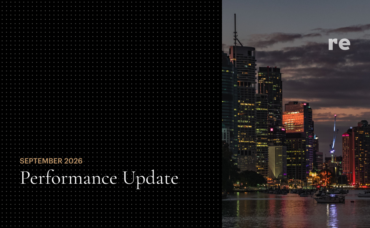 Performance Update: September 2026