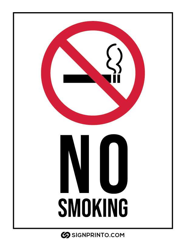 No Smoking Sign