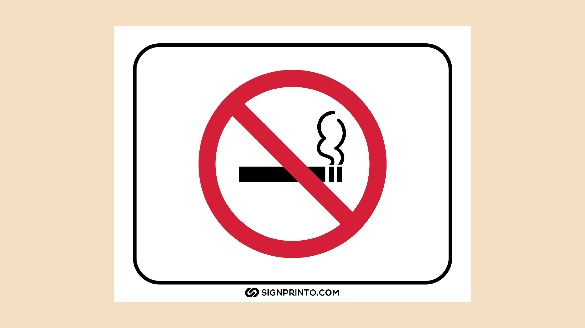 Free Printable No Smoking Sign ICON [PDF]