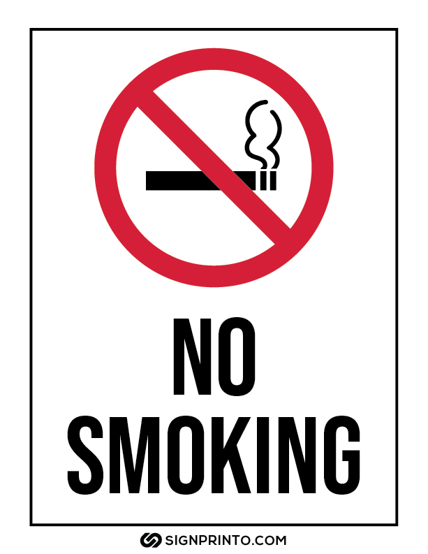 No Smoking Sign
