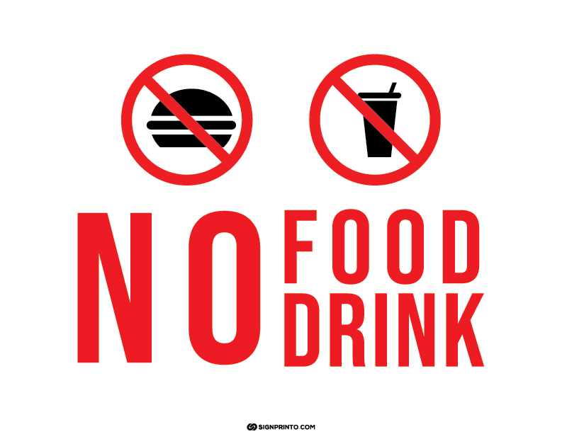 No Food Sign