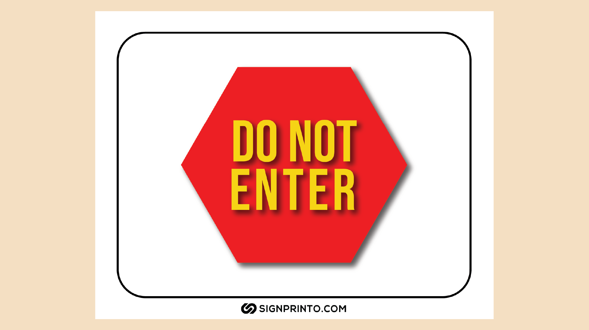 Do Not Enter Sign