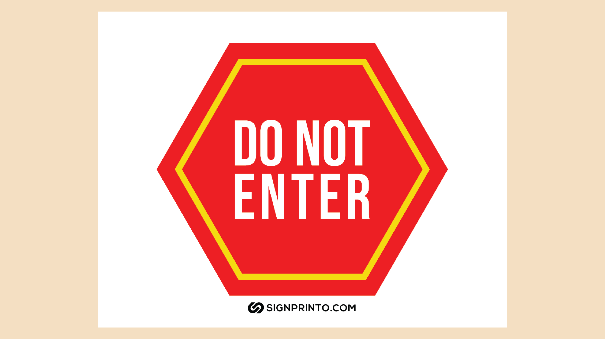 Do Not Enter Sign