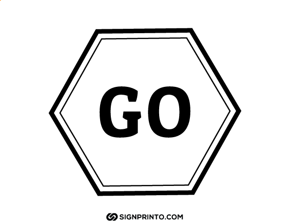 Go Sign White Color