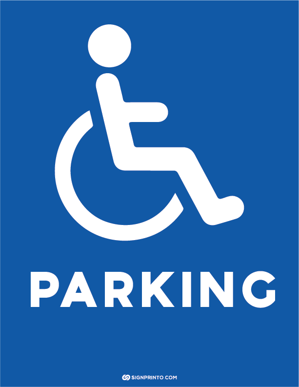 Handicap Parking Sign