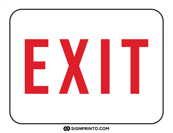 Exit Sign