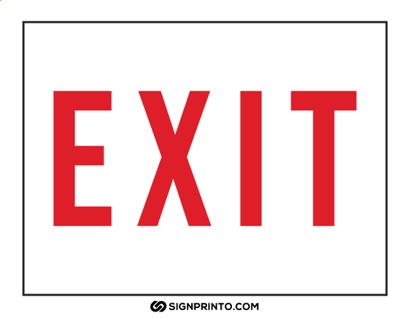 Exit Sign