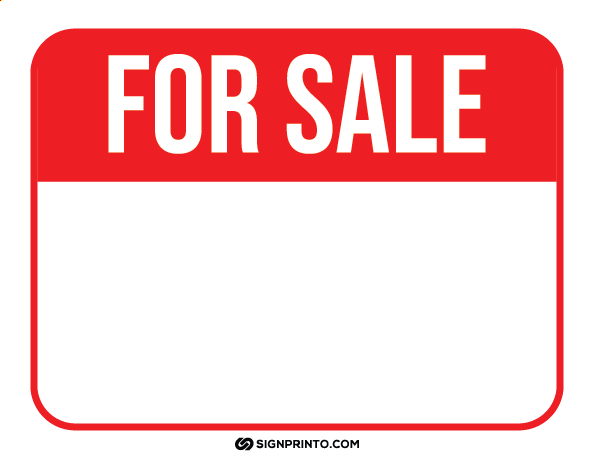For Sale Sign