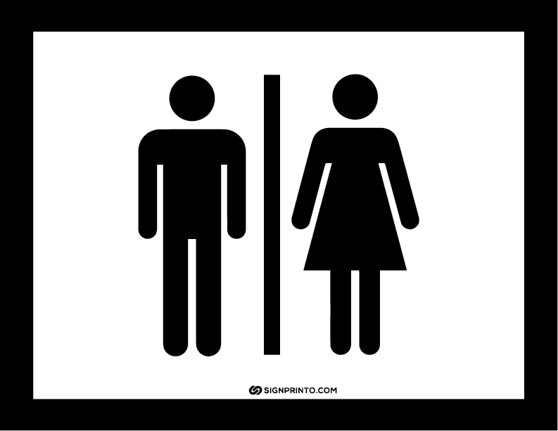 Toilet Sign