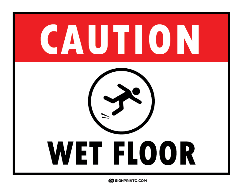 Wet Floor Sign