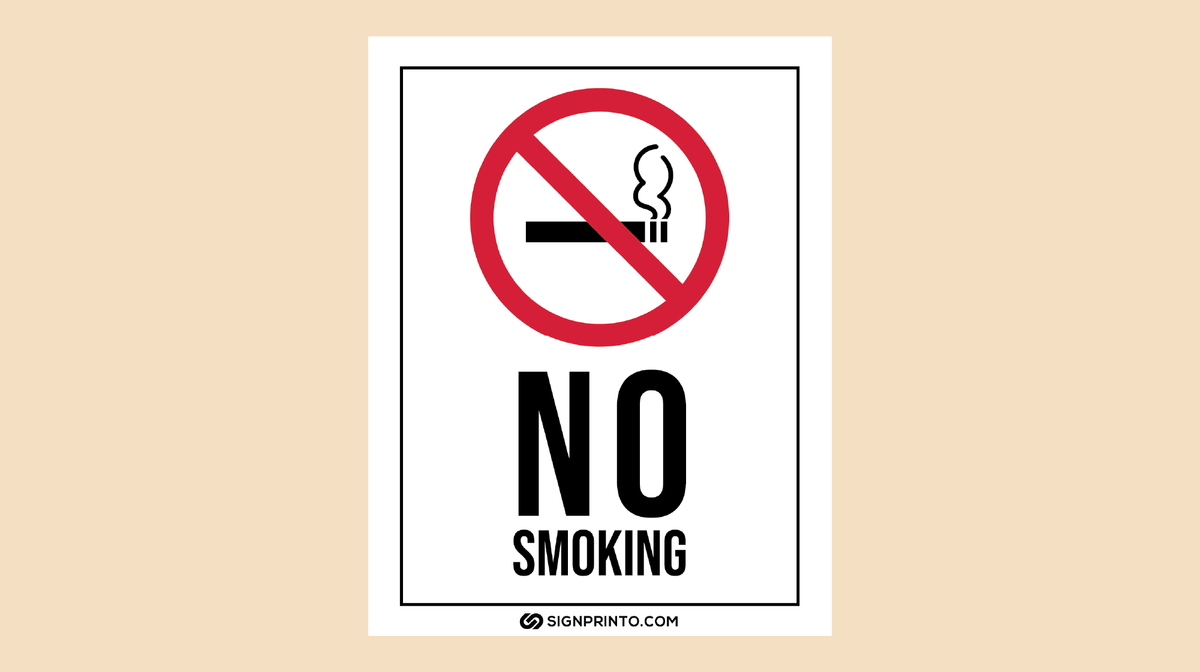 No Smoking Sign