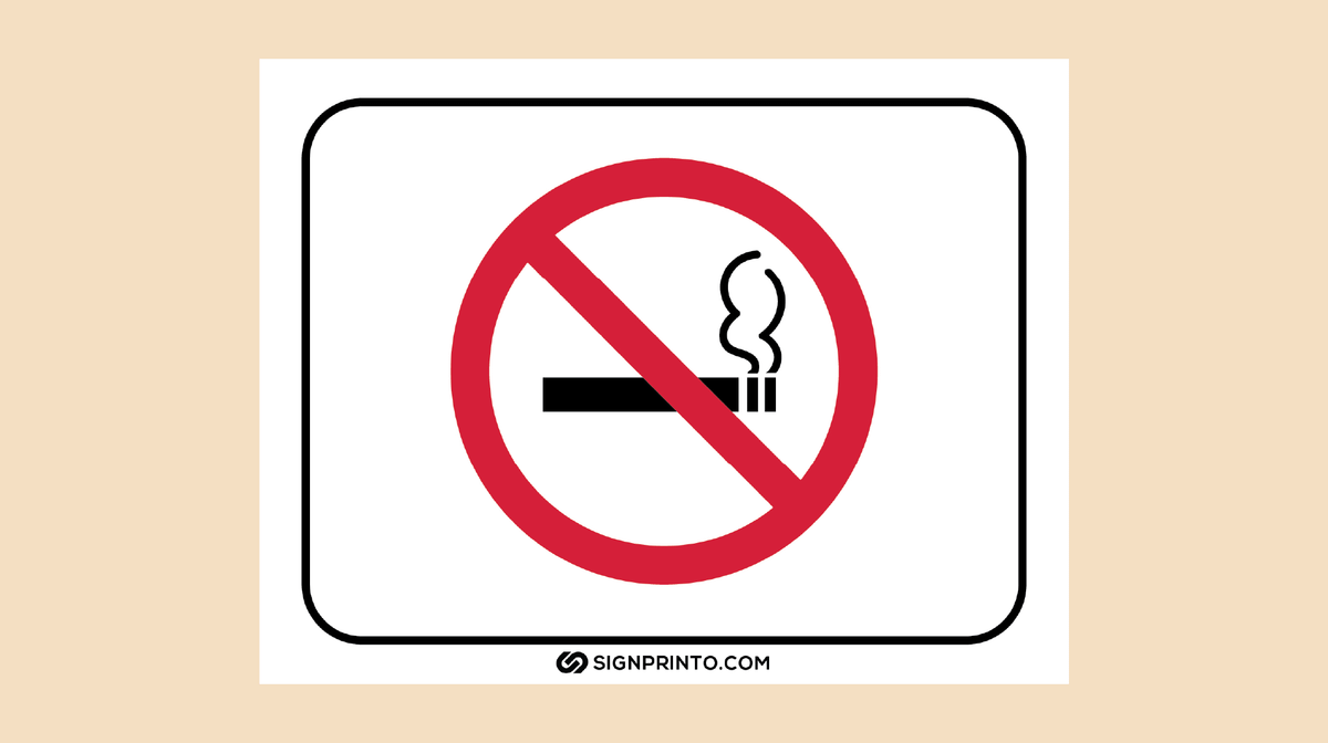 No Smoking Sign