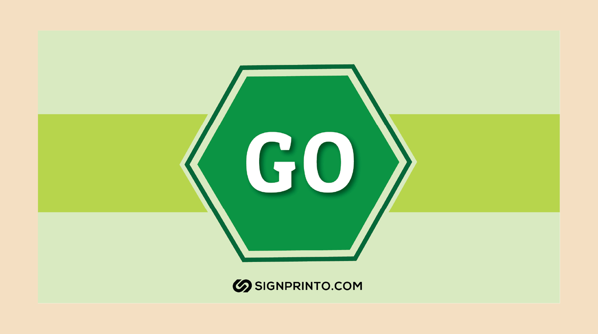 Printable Go Sign Collection