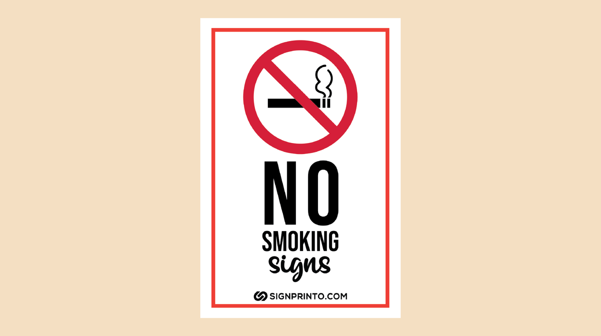 No Smoking Sign