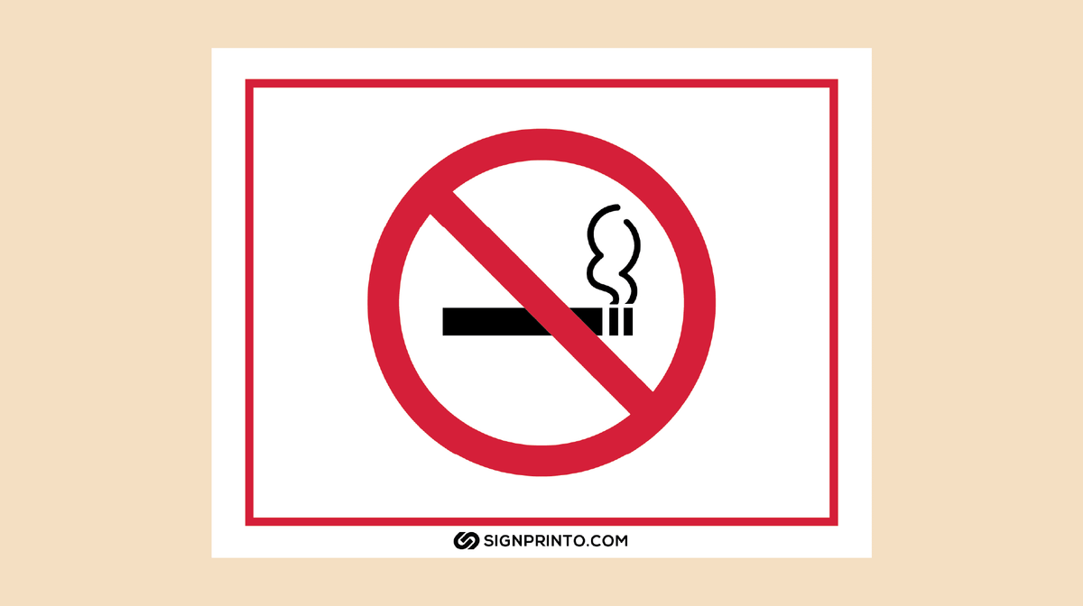 No Smoking Sign