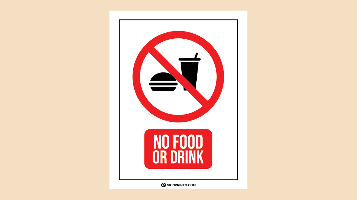 No Food Sign