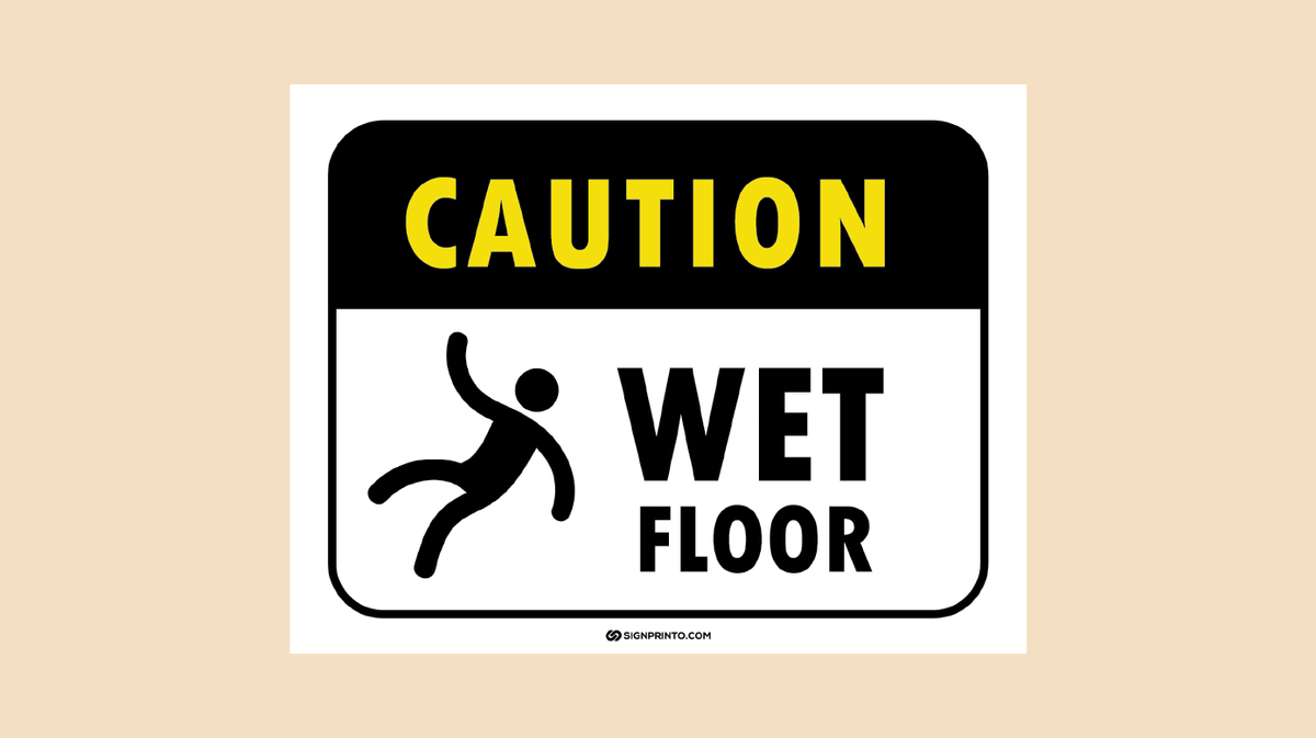 Wet Floor Sign