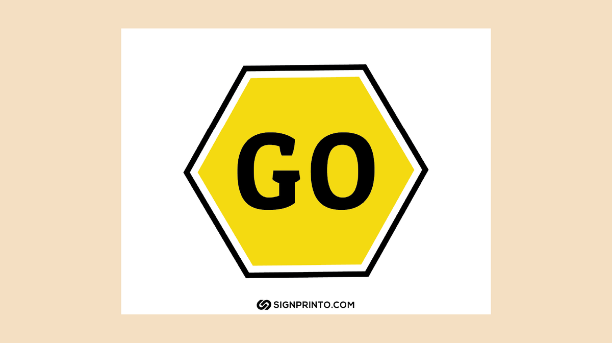 Go Sign Printable 