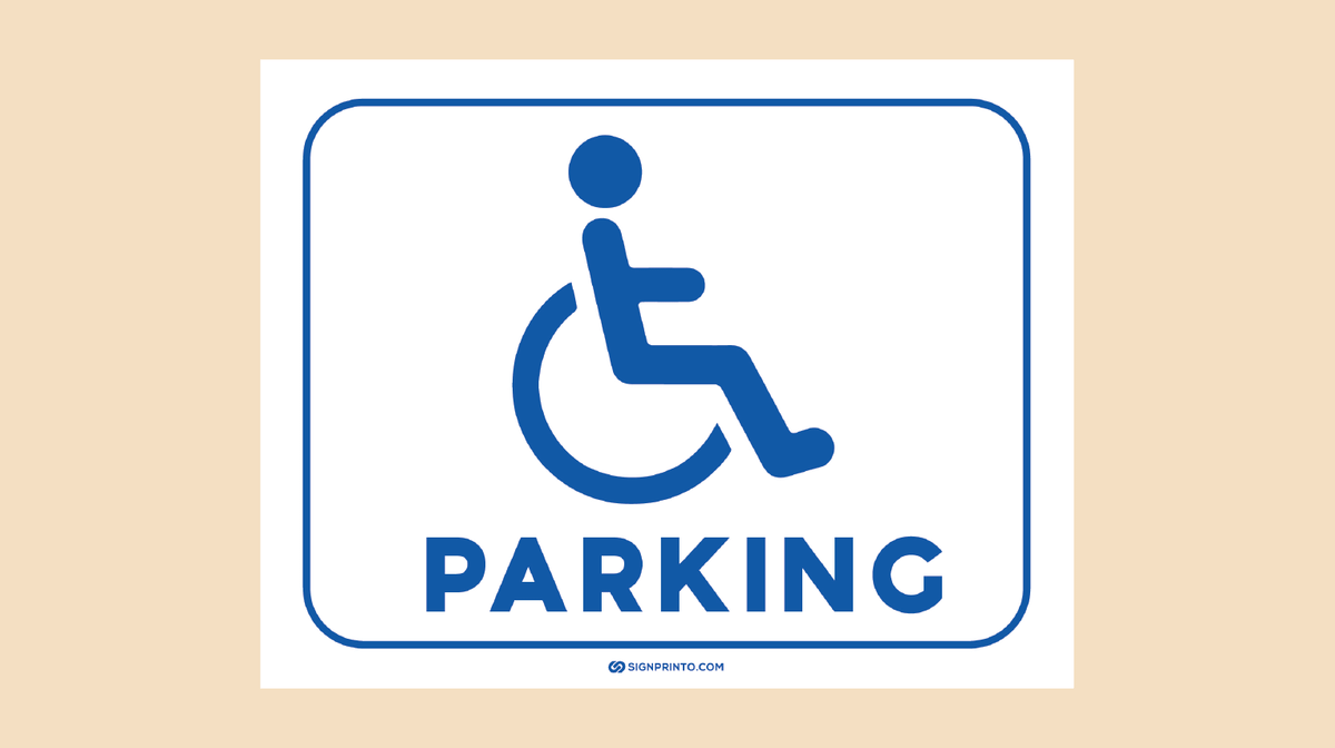 Handicap Parking Sign