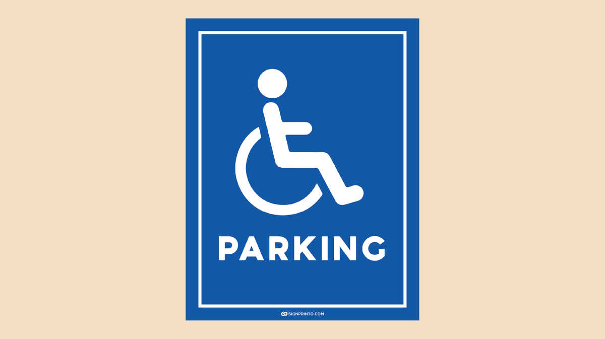 Handicap Parking Sign