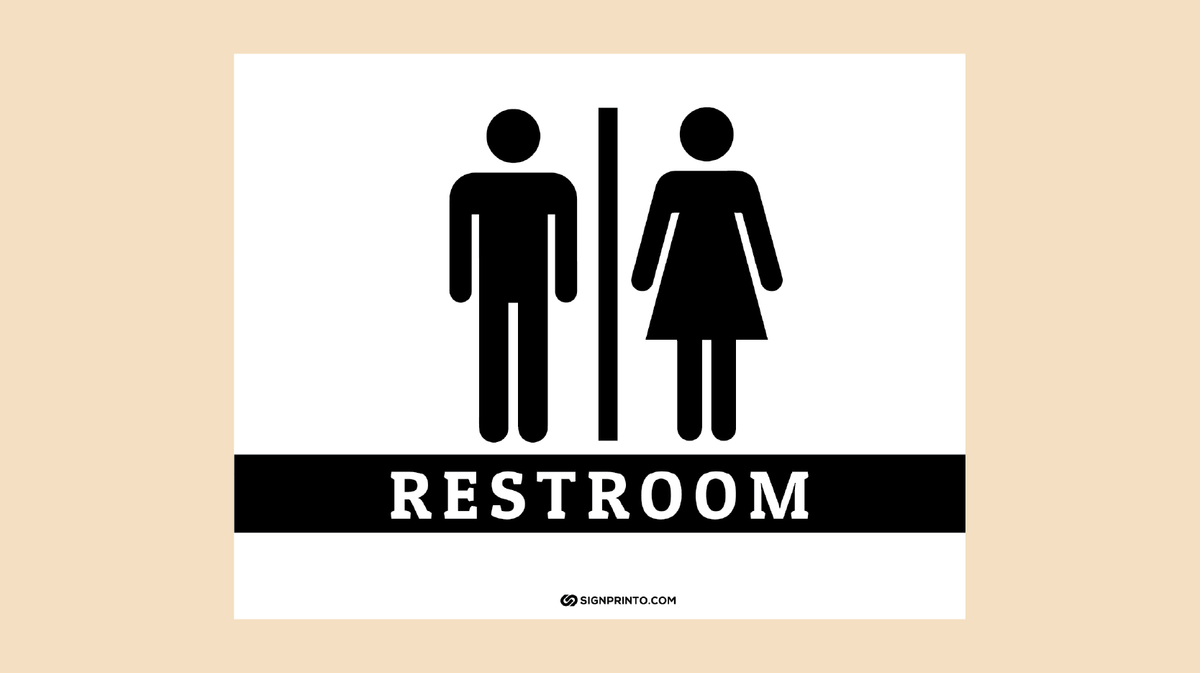 Restroom Sign