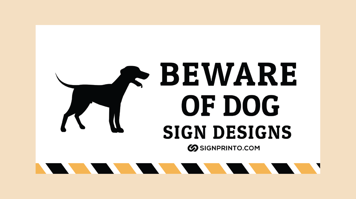 Beware Of Dog Sign