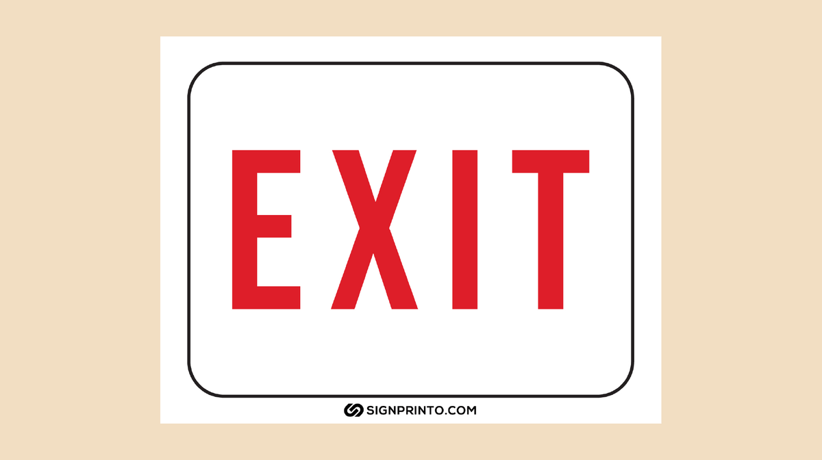 Exit Sign