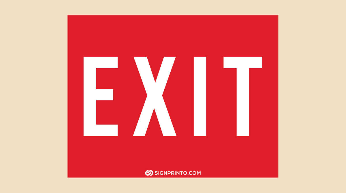 Exit Sign